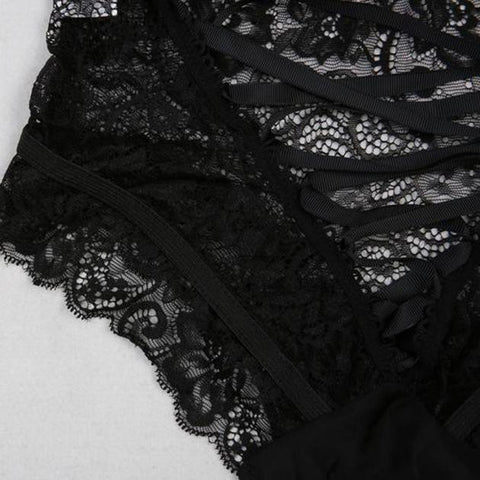Women's Bandage Sexy  Lingerie Sexy Bare Imitation Lace Underpants - Bikinisexy