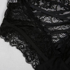 Women's Bandage Sexy  Lingerie Sexy Bare Imitation Lace Underpants - Bikinisexy