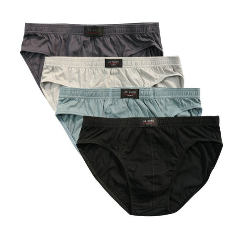 New arrival Solid Briefs Factory Direct Sale 4pcs / Lot Mens Brief Cotton Mens Bikini Underwear Pant For Men New Fashion - Bikinisexy