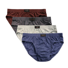 New arrival Solid Briefs Factory Direct Sale 4pcs / Lot Mens Brief Cotton Mens Bikini Underwear Pant For Men New Fashion - Bikinisexy