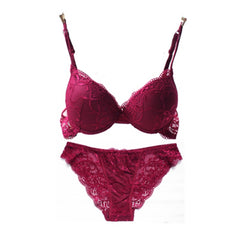 HOT 2017 Fashion Sexy charming lace bra gather together Shape Wear women bra set Comfortable Underwear - Bikinisexy