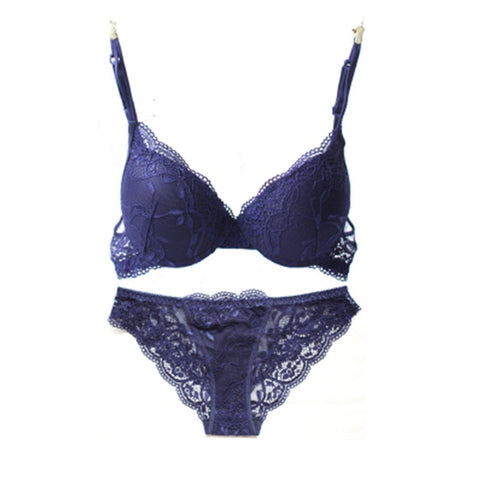 HOT 2017 Fashion Sexy charming lace bra gather together Shape Wear women bra set Comfortable Underwear - Bikinisexy