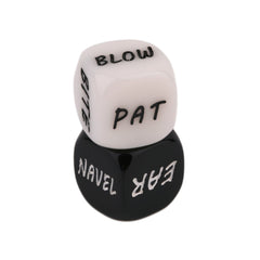 2PCS Dice Sex game Funny Sex Dice Sexy Romance Love Humour Gambling Adult Games Erotic Craps Pipe Sex Toys - Bikinisexy