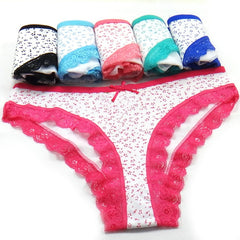 Free shipping 5pcs/lot New Women's cotton panties Girl Briefs Ms. cotton underwear bikini underwear sexy Ladies Briefs 2017 - Bikinisexy
