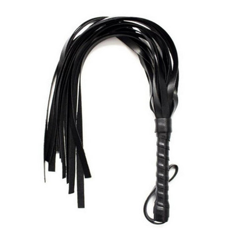 2018 48cm PU Leather Whip With Lashing Handle Spanking Paddle Scattered Whip Knout Flirting Erotic Sex Toys for SM Adult Games - Bikinisexy