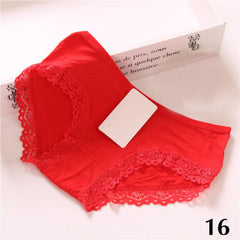 1Pcs Hot Sexy Women's Underwear Cotton Lace Briefs - Bikinisexy