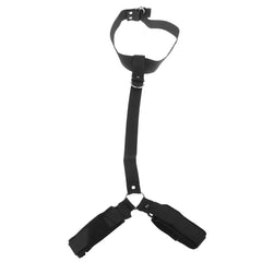 Neck Handcuffs Restraint Bondage Straps Fetish Sex Cuffs BDSM Sex Toys Behind Back Bondage Adjustable Adult Sex Tool - Bikinisexy
