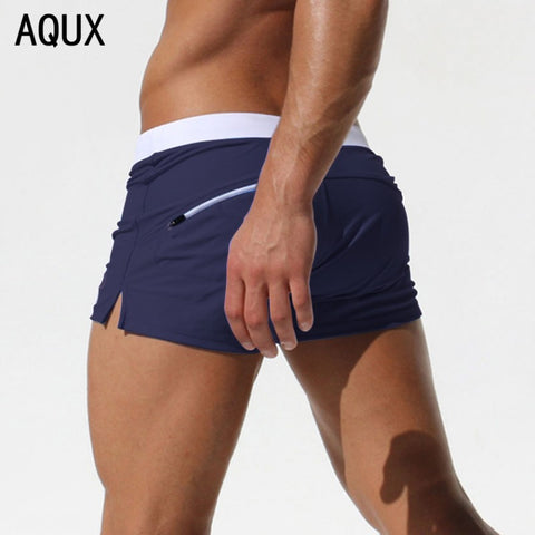 Men Swimwear Surf Board Beach Wear Man Boxer Shorts Swim Suits Gay Pouch Swimming Trunks - Bikinisexy