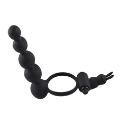 Penis Massage Man Anal Silicone Prostate Massager Butt Plug Cock Ring Vibrating Gay Anal Sex Toys - Bikinisexy