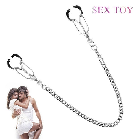 Nipple Clamps Massager Sex Toys For Women BDSM Sexy Breast Nipple Clip Sex - Bikinisexy
