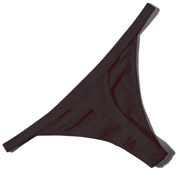 Hot Sale Sexy Women Cotton G String Thongs Low Waist Sexy Panties Ladies' Seamless Underwear Drop Ship - Bikinisexy