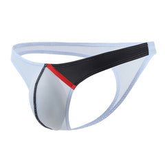 Sexy Gay Underwear Men's Ultr-thin Ice Silk Man Low Waist U Convex Underpants - Bikinisexy