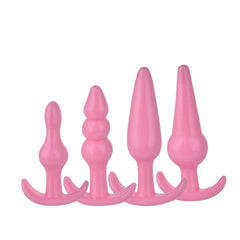 100% Silicone Anal Plug Beads Jelly Toys Skin Feeling Dildo Adult Sex Toys for Men, Sex Products Butt Plug Sex Toys for Woman - Bikinisexy