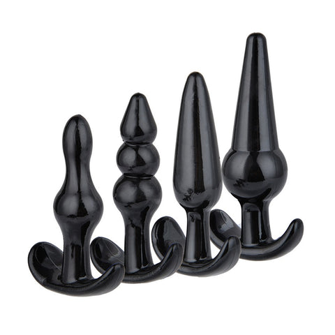 100% Silicone Anal Plug Beads Jelly Toys Skin Feeling Dildo Adult Sex Toys for Men, Sex Products Butt Plug Sex Toys for Woman - Bikinisexy