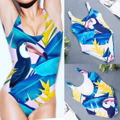 Fahion Sexy Bikini One-Piece Swimsuit Printing Swimwear Beachwear  Bikini - Bikinisexy