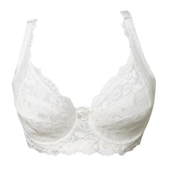 Hot Full cup thin underwear small bra plus size wireless adjustable Women's bra Large size B C D cup Lace Bras Dropshipping - Bikinisexy