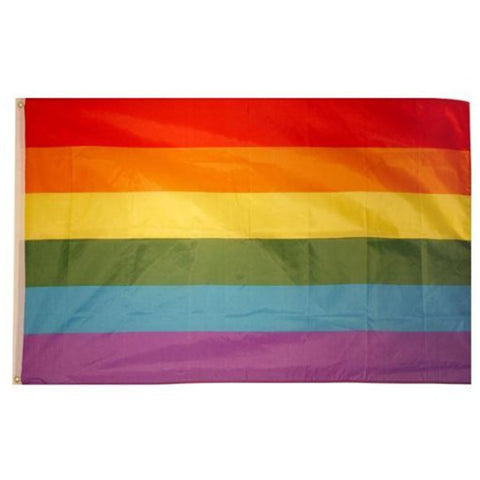 Large 5ft X 3ft Gay Pride Rainbow Flag - Bikinisexy